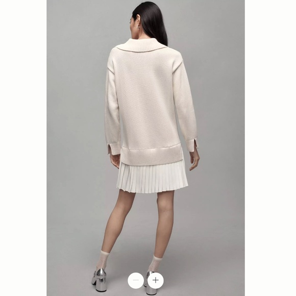 Anthropologie x English Factory Twofer Dress- Size L - Picture 2 of 3